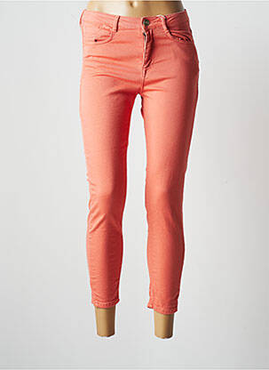 Pantalon 7/8 stretch taille normale orange ESPRIT femme