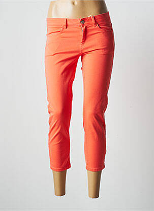 Pantacourt stretch taille normale orange ESPRIT femme