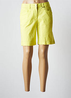 Bermuda coupe droite taille normale vert BETTY BARCLAY femme