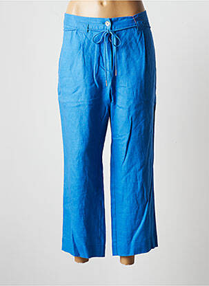 Pantalon 7/8 bleu JULIE GUERLANDE pour femme