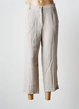 Pantalon 7/8 gris CHRISTINE LAURE pour femme