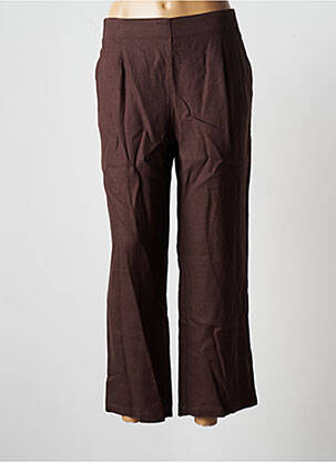 Pantalon 7/8 marron DIANE LAURY pour femme