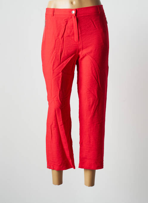 Pantalon 7/8 rouge CHRISTINE LAURE pour femme