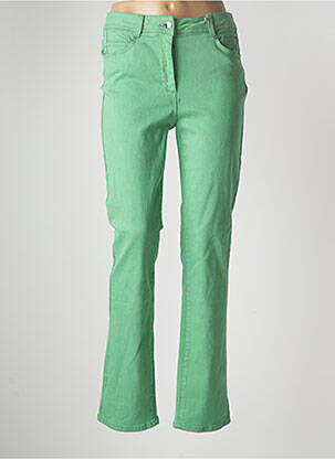 Pantalon droit vert DIANE LAURY pour femme
