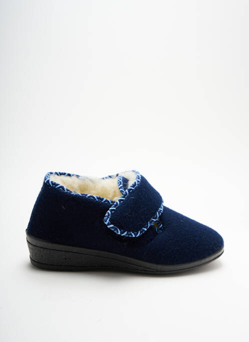 Chaussons/Pantoufles bleu WAPITI pour femme