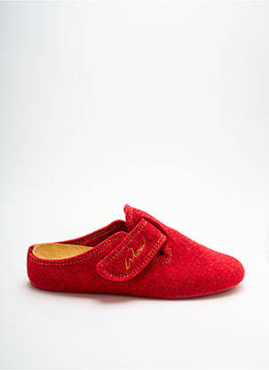 Chaussons/Pantoufles rouge WAPITI pour femme