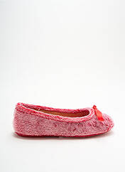 Chaussons/Pantoufles rouge WAPITI pour femme seconde vue
