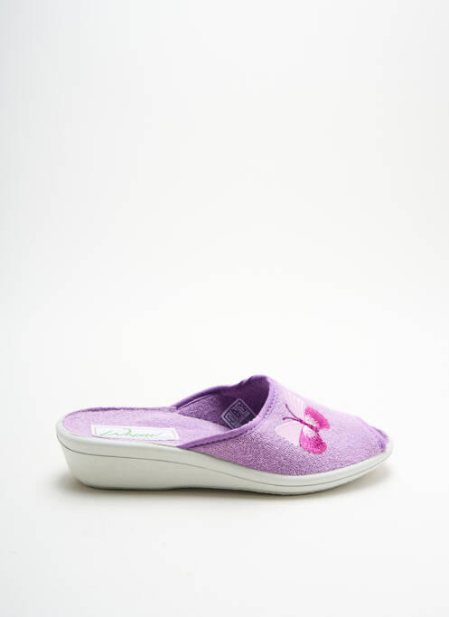 Chaussons/Pantoufles violet WAPITI pour femme