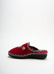 Chaussons/Pantoufles rouge NIS pour femme seconde vue