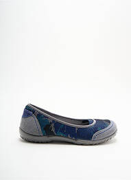 Ballerines bout rond talon plat jusqu'à 3cm bleu ROHDE femme