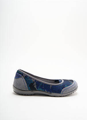Ballerines bout rond talon plat jusqu'à 3cm bleu ROHDE femme