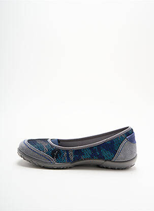 Ballerines bout rond talon plat jusqu'à 3cm bleu ROHDE femme