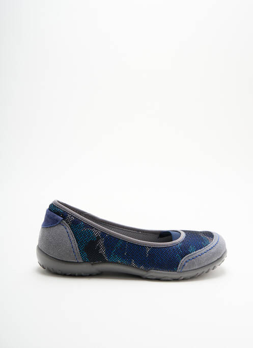 Ballerines bout rond talon plat jusqu'à 3cm bleu ROHDE femme