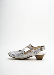 Sandales/Nu pieds gris RIEKER pour femme seconde vue