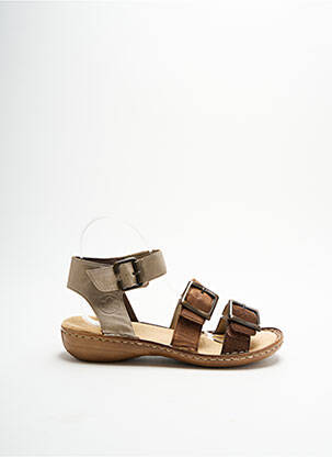 Sandales/Nu pieds marron RIEKER pour femme
