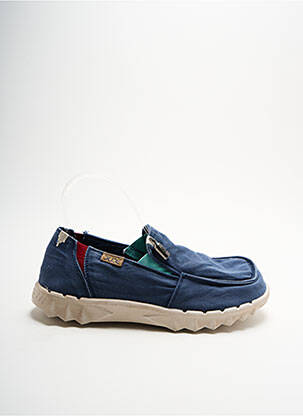 Mocassin bleu outlet homme pas cher