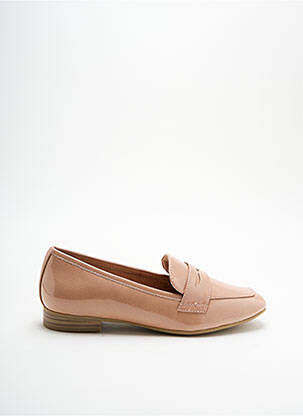 Mocassins matière lisse talon plat jusqu'à 3cm rose MARCO TOZZI femme