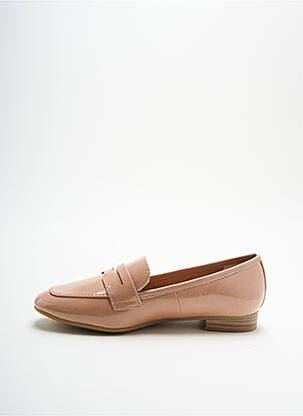 Mocassins matière lisse talon plat jusqu'à 3cm rose MARCO TOZZI femme