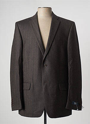 Blazer manches longues marron BUGATTI homme