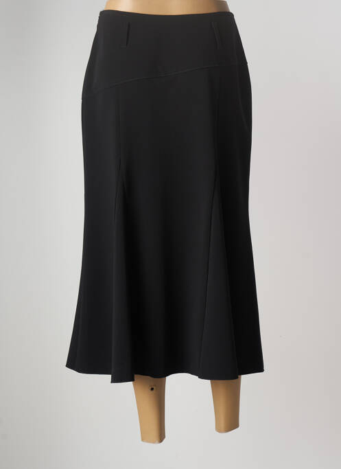 Jupe mi-longue noir HUCKE WOMAN femme