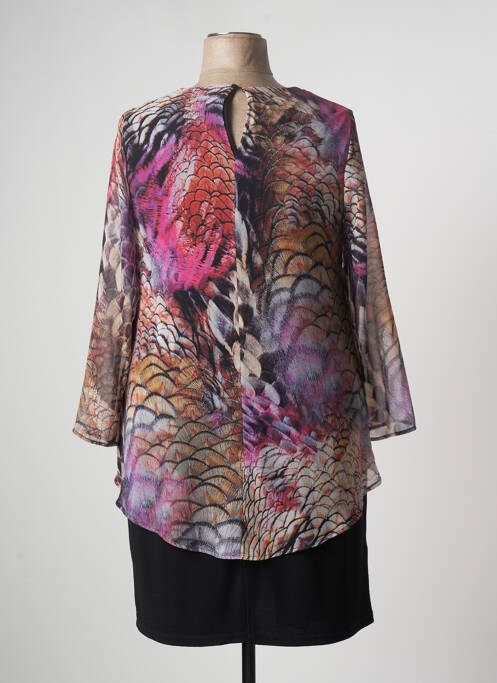 Robe mi-longue noir FRANCE RIVOIRE pour femme