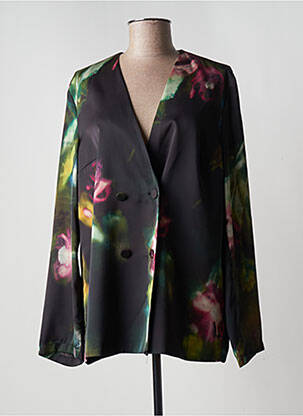 Veste chic fermeture boutonnée sur le devant noir IMPERIAL femme