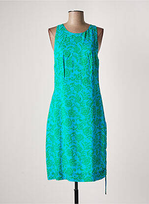 Robe mi-longue sans manche sans manche bleu EVA KAYAN femme