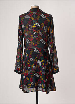 Robe courte manches longues manches longues noir PAKO LITTO femme