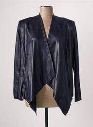 Veste casual epaulette bleu FIFILLES femme