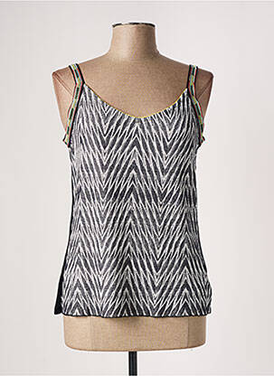 Top coupe cintrée fines bretelles gris ALDO MARTIN'S femme