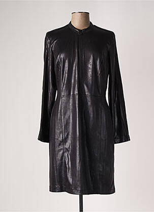 Robe mi-longue noir EVA KAYAN pour femme