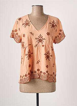 T-shirt rose INDI & COLD pour femme