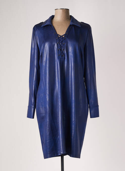 Robe mi-longue bleu EVA KAYAN pour femme