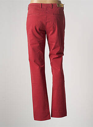 Pantalon droit stretch taille normale rouge COUTURIST femme
