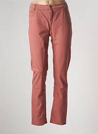 Pantalon droit stretch taille basse orange COUTURIST femme