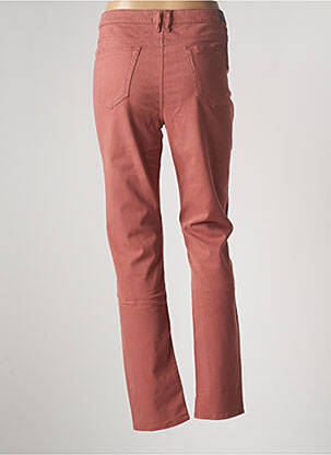 Pantalon droit stretch taille basse orange COUTURIST femme