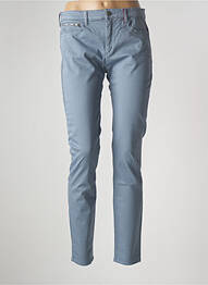 Pantalon slim skinny taille haute bleu COUTURIST femme