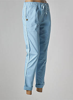 Pantalon chino bleu PAKO LITTO pour femme