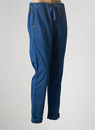 Pantalon chino bleu PAKO LITTO pour femme