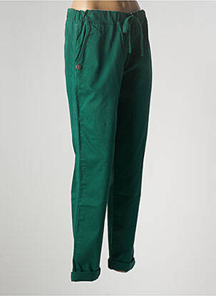 Pantalon chino vert PAKO LITTO pour femme