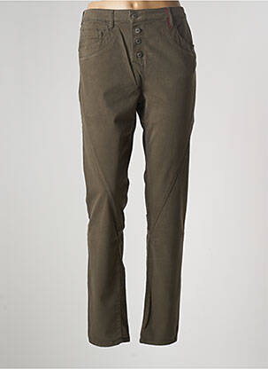 Pantalon slim marron COUTURIST pour femme