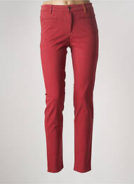 Pantalon slim stretch taille normale rouge COUTURIST femme
