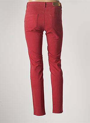 Pantalon slim stretch taille normale rouge COUTURIST femme