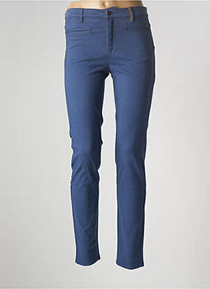 Pantalon slim stretch taille normale bleu COUTURIST femme