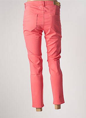 Pantalon 7/8 stretch taille normale rose COUTURIST femme
