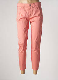 Pantalon 7/8 stretch taille normale orange COUTURIST femme