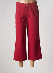 Pantalon 7/8 rouge INDI & COLD pour femme seconde vue