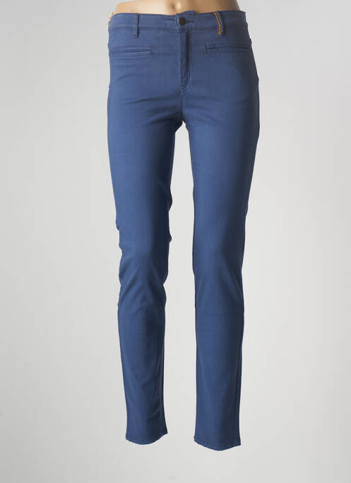Pantalon slim stretch taille normale bleu COUTURIST femme