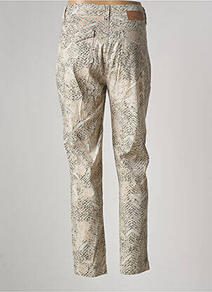 Pantalon slim taille basse taille basse beige EVA KAYAN femme