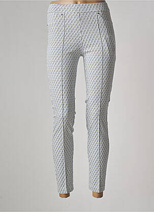 Jegging tissage popeline taille normale blanc TONI femme